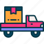 delivery, truck, package, transportation, shipping 