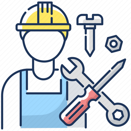 Handyman, industrial worker, industrial worker icon, repairman icon - Download on Iconfinder