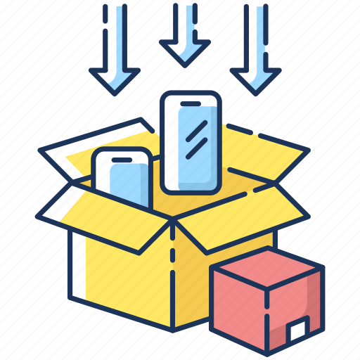 Packaging, packaging icon, packing process, post manufacturing icon - Download on Iconfinder