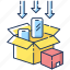packaging, packaging icon, packing process, post manufacturing 