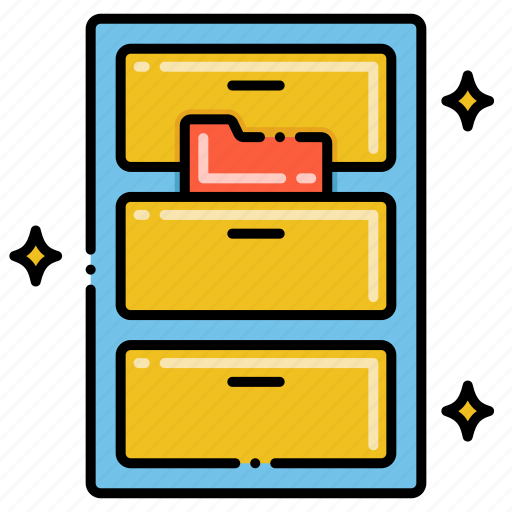 Cabinet, filing, storage drawers icon - Download on Iconfinder
