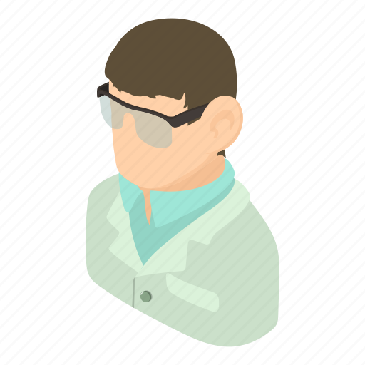 Assistant, isometric, laboratory, man, object, science, scientist icon - Download on Iconfinder
