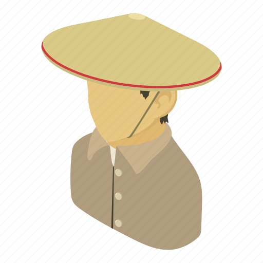 Agriculture, asian, farm, farmer, isometric, man, object icon - Download on Iconfinder