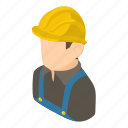 architect, builder, construction, engineer, isometric, object, worker