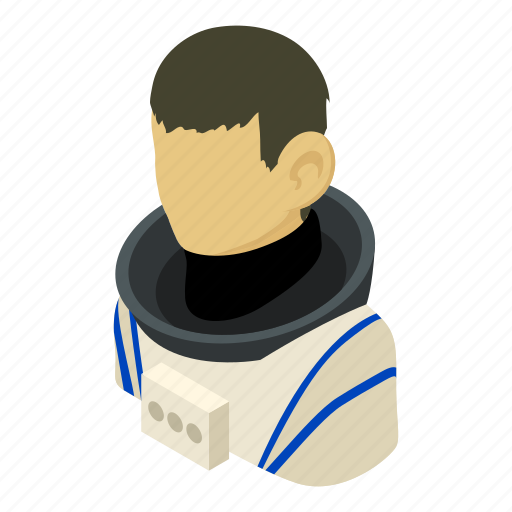 Asian, astronaut, cosmonaut, isometric, object, space, spaceman icon - Download on Iconfinder
