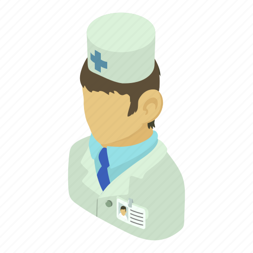 Asian, doctor, health, isometric, man, medical, object icon - Download on Iconfinder