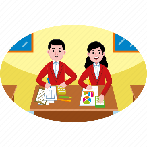 Accountant, profession, worker, job, occupation, people, professional illustration - Download on Iconfinder