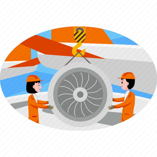 Aerospace, engineer, profession, worker, occupation, people, professional illustration - Download on Iconfinder