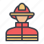 avatar, fire brigade, firefighter, fireman 