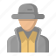 avatar, detective, explorer, spy 