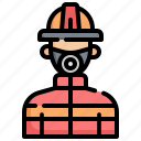 firefighter, job, avatar, profession