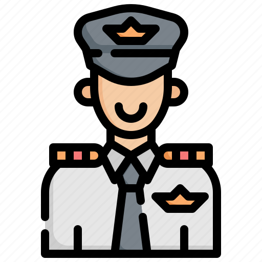 Pilot, aircraft, work, professions, jobs, occupation icon - Download on Iconfinder