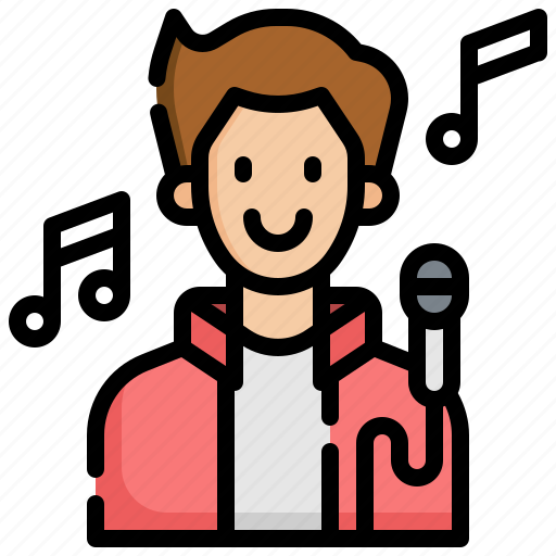 Singer, professions, jobs, profession, quavers icon - Download on Iconfinder