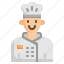 chef, bakery, kitchen, baker, restaurant 