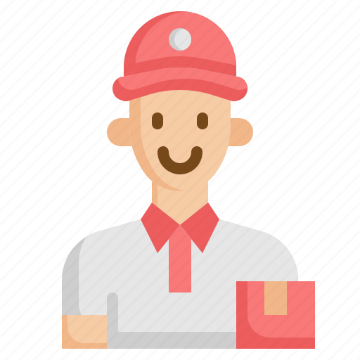 Delivery, man, supplier, courier, package, handling icon - Download on Iconfinder