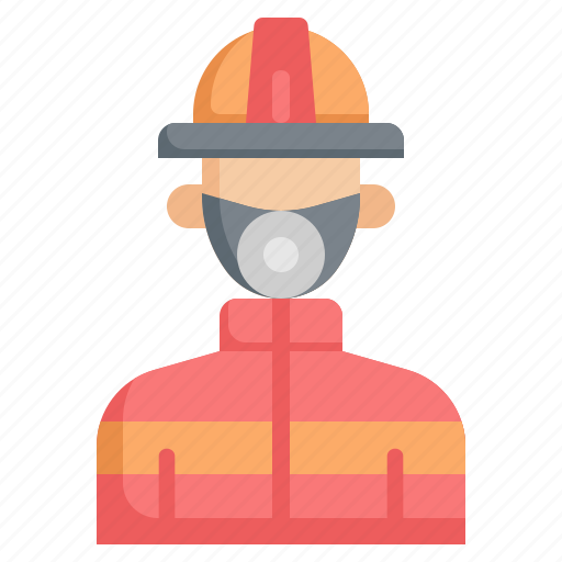 Firefighter, job, avatar, profession icon - Download on Iconfinder
