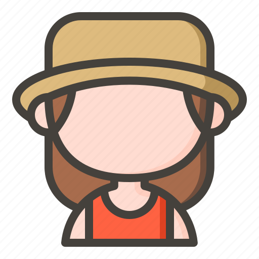 Avatar, farmer, female, girl, woman icon - Download on Iconfinder