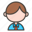 avatar, office worker, profile, user 