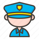 guard, police, policeman, security