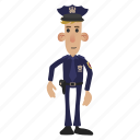 cop, hat, law, man, officer, police, security
