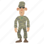 army, helmet, man, military, person, smiling, soldier 