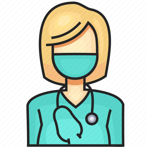 Avatar, doctor, female, profession icon - Download on Iconfinder