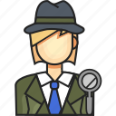 avatar, detective, female, profession