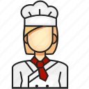 avatar, chef, female, profession