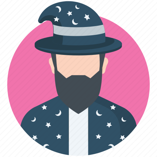 Professional, avatar, magician, man, profession, wizard icon - Download on Iconfinder
