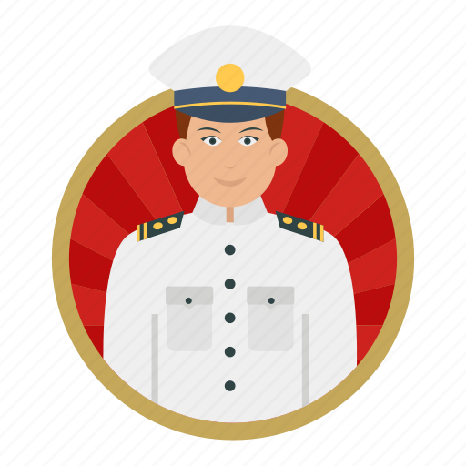 Pilot, sailor, captain, marine, avatar, male icon - Download on Iconfinder