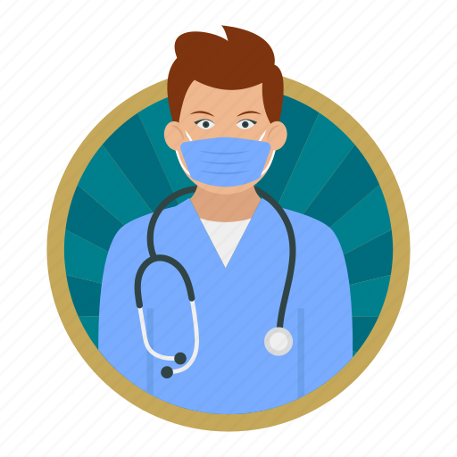 Surgeon, senior, doctor, male, resident, physician icon - Download on Iconfinder