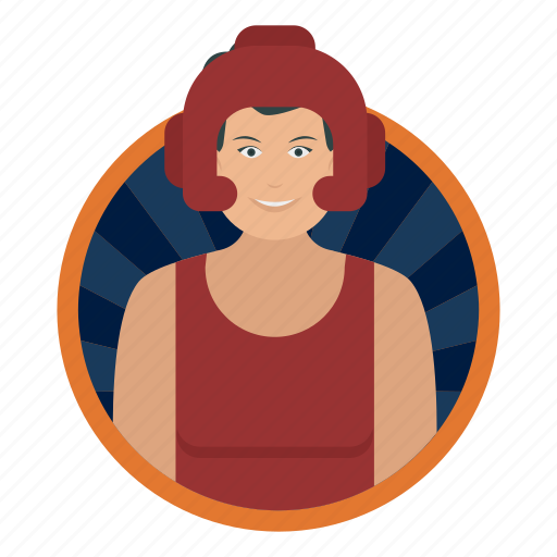 Olyumpic, woman, boxing, avatar, fat, girl icon - Download on Iconfinder