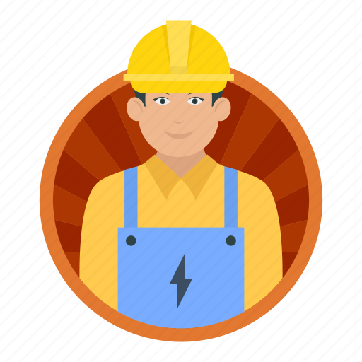 Electrician, worker, electric, man, technician, expert icon - Download on Iconfinder