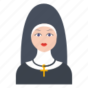 avatar, catholic, female, girl, sister