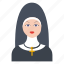 avatar, catholic, female, girl, sister 