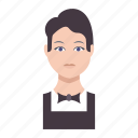 avatar, male, man, professional, waiter
