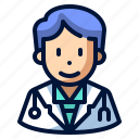 avatar, doctor, equipment, man, medical