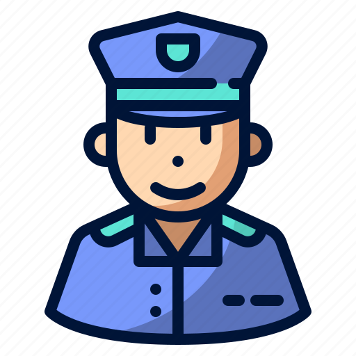 Avatar, man, police, policeman, professional icon - Download on Iconfinder