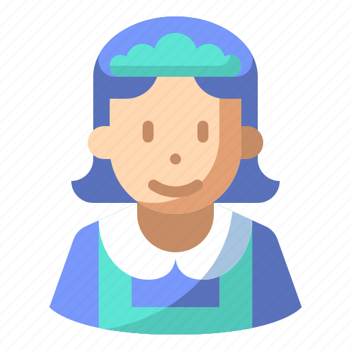 Avatar, cleaner, maid, service, woman icon - Download on Iconfinder