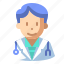 avatar, doctor, equipment, man, medical 