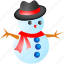 christmas, cold, snow man, snowman, tree, winter
