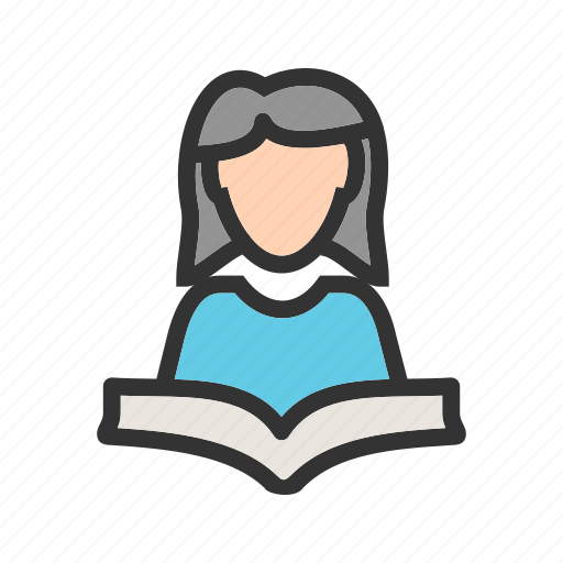 College, education, female, school, student, students, university icon - Download on Iconfinder