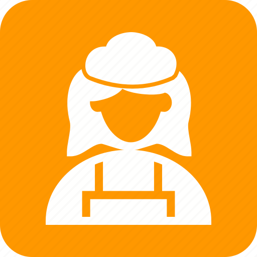 Cleaner, cleaning, domestic, female, hotel, maid, service icon - Download on Iconfinder