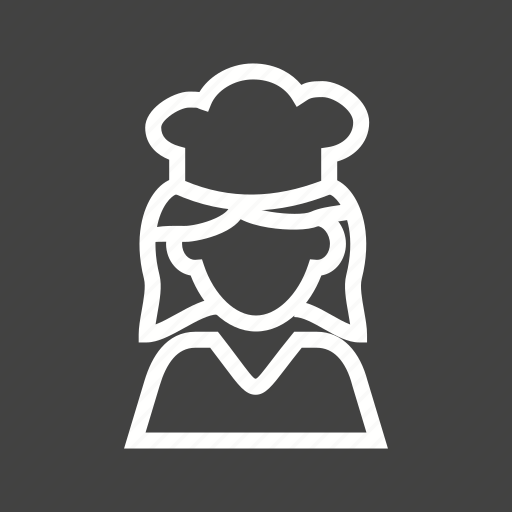 Baker, cake, chef, female, food, kitchen, occupation icon - Download on Iconfinder