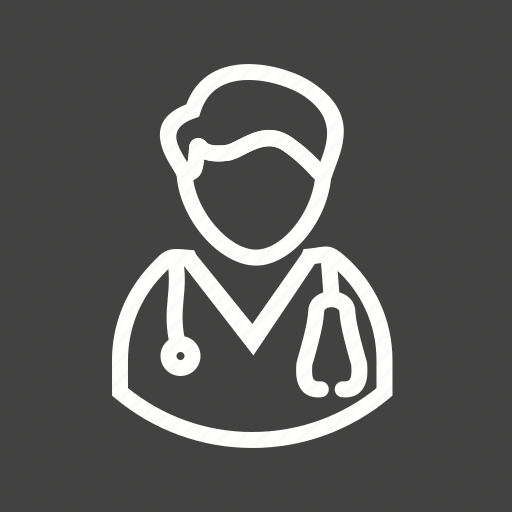 Doctor, male, medical, patient, stethoscope, tablet icon - Download on Iconfinder