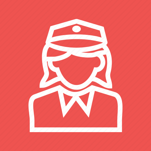 Cop, female, law, officer, police, uniform, woman icon - Download on Iconfinder