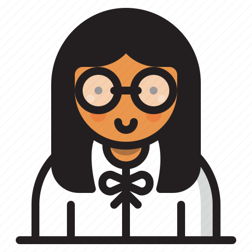 Teacher, writer, women, female, avatar icon - Download on Iconfinder