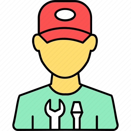 Plumber, mechanic, plumbing, avatar, person, profile, user icon - Download on Iconfinder