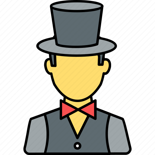 Organizer, party, entertainer, magician, avatar, person, profile icon - Download on Iconfinder