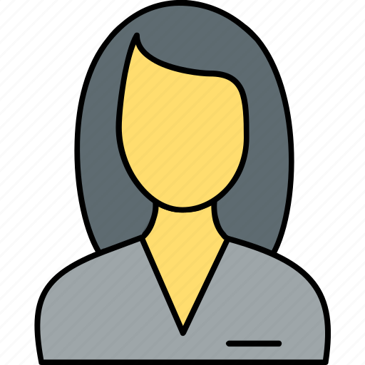 Girl, female, woman, businesswoman, avatar, person, profile icon - Download on Iconfinder